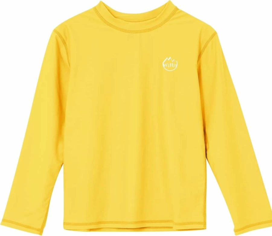Willit UPF 50+ Baby Boys Rash Guard Swim Shirt Long Sleeve Sun Protection Quick Dry Toddler Swimwear