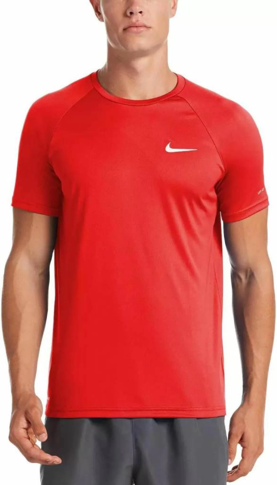 Nike Men's Dri-FIT UPF 40+ HydroGuard Quick-Dry Swim Shirt for Sun Protection