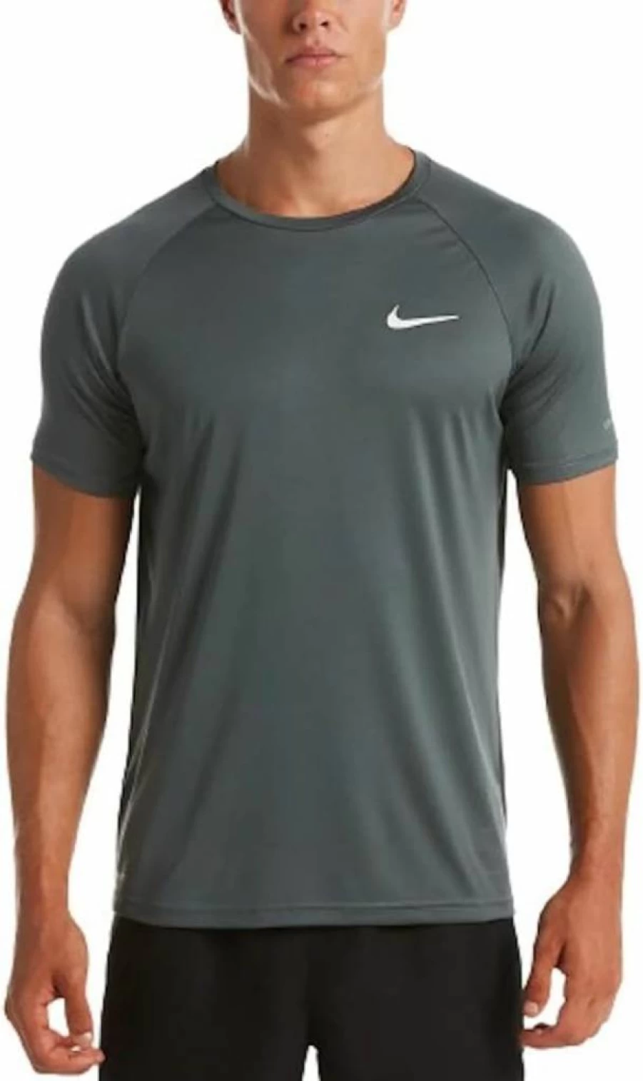 Nike Men's Dri-FIT UPF 40+ HydroGuard Quick-Dry Swim Shirt for Sun Protection