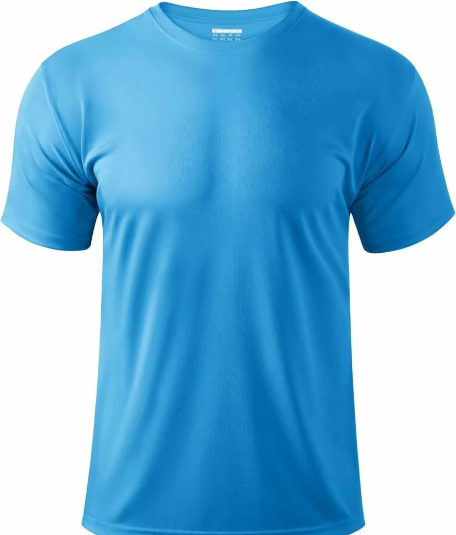 Boladeci Men's UPF 50+ Sun Protection Short Sleeve Rash Guard - Moisture Wicking, Lightweight & Quick Dry Swim Shirt for UV Defense