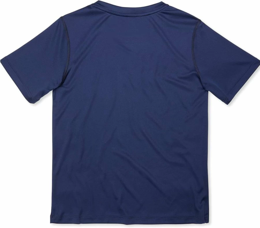 Speedo Boys' UV Protection Short Sleeve Swim Shirt with Graphic Design
