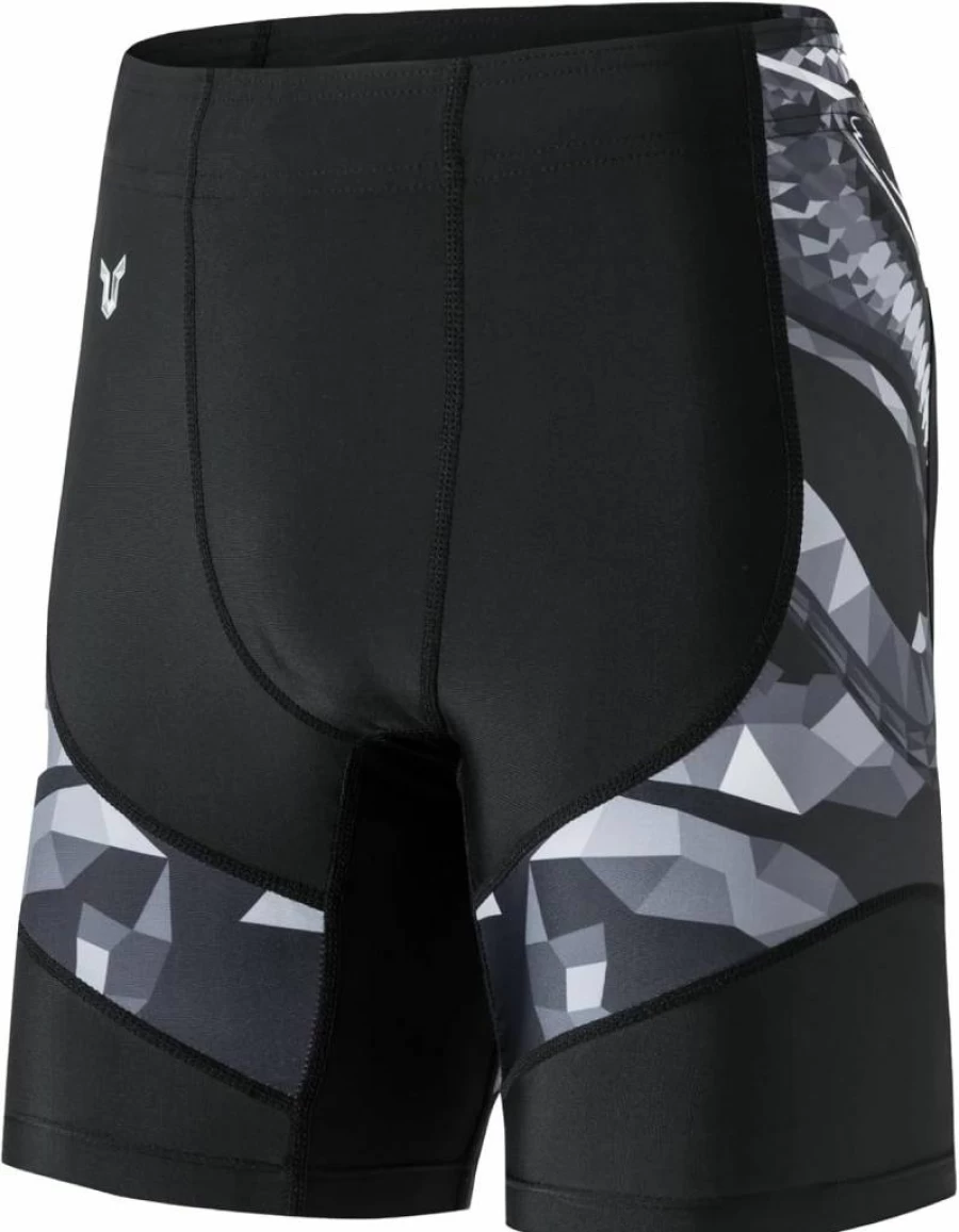 HUGE SPORTS Men's Compression Swim Shorts - Quick Dry Active Swim Jammers for Workout & Sports